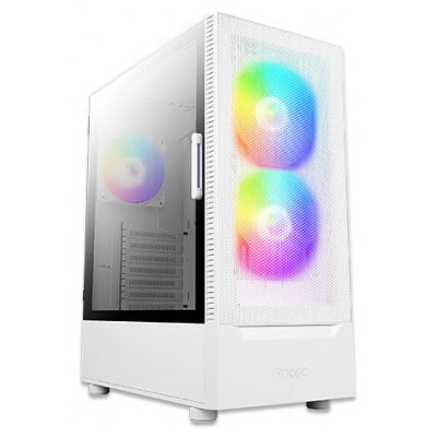 CAJA GAMING ANTEC NX410 ATX 2XUSB2.0 1XUSB3.0 SIN FUENTE BLANCO RGB