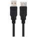 CABLE USB 2.0 TIPO AM-AH NEGRO 1.8 M NANOCABLE