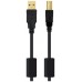 CABLE USB 2.0 A/M-B/M 5M NANOCABLE FERRITA (Espera 4 dias)