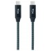 CABLE TYPE-C A TYPE-C USB 3.2 GRIS/NEGRO 0.5M NANOCABLE (Espera 4 dias)