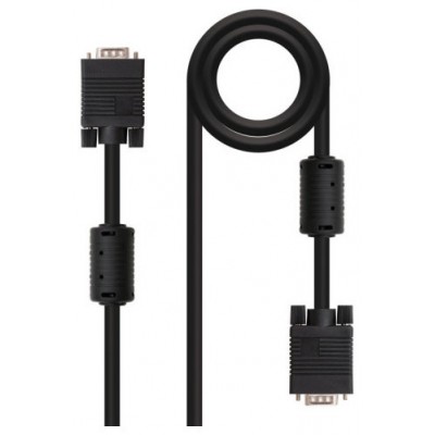 CABLE SVGA CON FERRITA MONITOR TIPO M-M 1M NANOCABLE (Espera 4 dias)