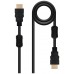 Nanocable Cable HDMI con ferrita, M-M, negro, 10m