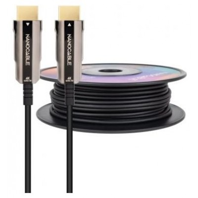 CABLE HDMI V2.0 AOC 4K A/M-A/M 100M NANOCABLE (Espera 4 dias)