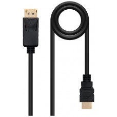 CABLE CONVERSOR DP A HDMI , DP/M-HDMI/M, 5M NANO (Espera 4 dias)