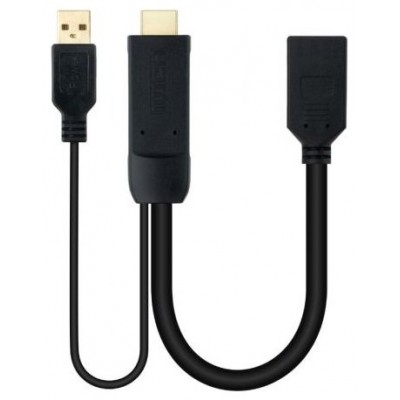 CONVERSOR HDMI A DISPLAYPORT HDMI/M-DP/H 20CM NEG