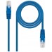 CABLE RED LATIGUILLO RJ45 CAT.5E UTP AWG24 AZUL 3.0 M