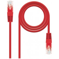 CABLE RED LATIGUILLO RJ45 CAT.6 UTP AWG24,3M ROJO NANOCABLE (Espera 4 dias)