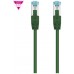 CABLE DE RED LATIGUILLO 600MHZ LSZH SFTP PIMF CAT7 AWG26 0.30 M VERDE NANOCABLE (Espera 4 dias)