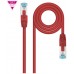 CABLE DE RED LATIGUILLO 600MHZ LSZH SFTP PIMF CAT7 AWG26 0.30 M ROJO NANOCABLE (Espera 4 dias)