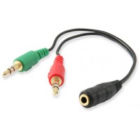 Cable Audio Mini Jack 3.5mm Hembra A 2 Jack 3.5mm