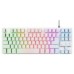 TECLADO GAMING GXT 833W THADO RGB BLANCO TRUST (Espera 4 dias)