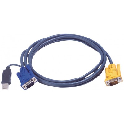 Aten 2L5206UP cable para video, teclado y ratón (kvm) Negro 6 m (Espera 4 dias)