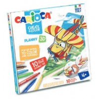 SET  CREATE & COLOR JET JUNIOR 3D CARIOCA 42904 (Espera 4 dias)