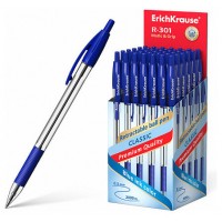 BOLÍGRAFO DE BOLA AUTOMÁTICO R-301 CLASSIC MATIC&GRIP 1.0, COLOR DE LA TINTA AZUL ERICH KRAUSE 46758 (MIN50) (Espera 4 dias)