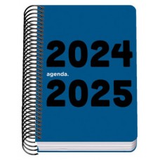 AGENDA ESCOLAR 2024-2025 TAMAÑO A6 TAPA POLIPROPILENO  DÍA PÁGINA MEMORY BASIC AZUL DOHE 51763 (Espera 4 dias)