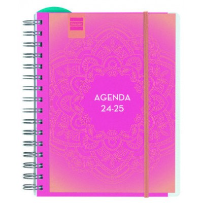 AGENDA DOCENTE 2024-2025 4º-155X212 SEMANA VISTA HORIZONTAL MAGISTRAL PERSONALIZABLE MANDALA FINOCAM 533380125 (Espera 4 dias)