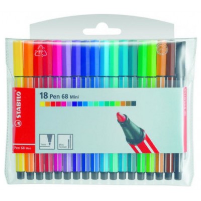 ROTULADOR PUNTA FIBRA MEDIA 1MM. PEN 68 GRIS MEDIO STABILO 68/95 (MIN10) (Espera 4 dias)