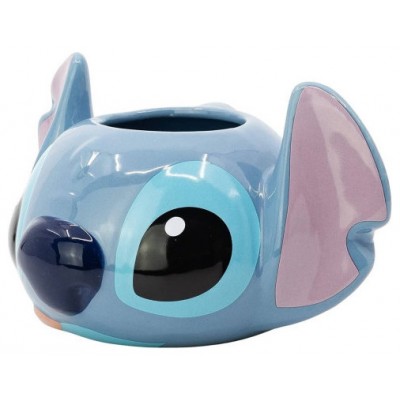 TAZA 3D EN CAJA REGALO CABEZA STITCH 375 ML STOR 78907 (Espera 4 dias)