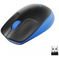 RATON LOGITECH M190 INALAMBRICO NEGRO/AZUL (Espera 4 dias)