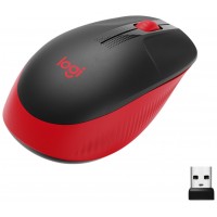 RATON LOGITECH M190 INALAMBRICO NEGRO/ROJO (Espera 4 dias)