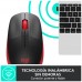 RATON LOGITECH M190 INALAMBRICO NEGRO/ROJO (Espera 4 dias)