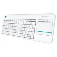 LOGITECH TECLADO K400 plus touch keyboard  blanco wireless