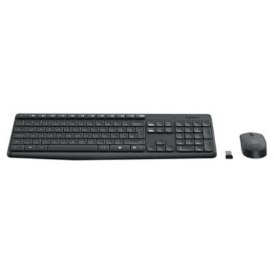 COMBO TECLADO RATON LOGITECH MK235 RF INALAMBRICO GRIS