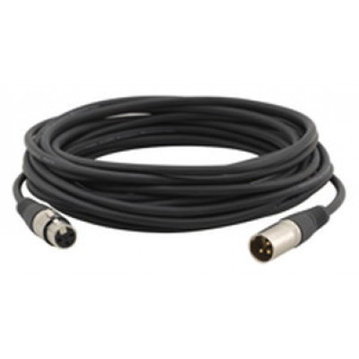 Kramer Electronics XLR Quad Style, 22.9m cable de audio 22,9 m XLR (3-pin) Negro (Espera 4 dias)