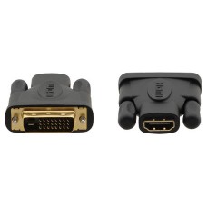 Kramer Electronics 99-9497001 cambiador de género para cable DVI–D HDMI Negro, Oro (Espera 4 dias)