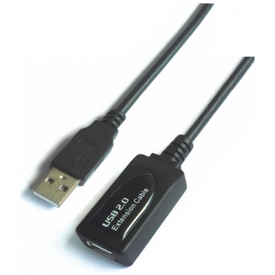 CABLE USB 2.0 PROLONGADOR CON AMPLIFICADOR TIPO AM-AH