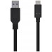 CABLE USB 3.1 GEN2 10GBPS 3A TIPO USB-CM-AM NEGRO 1.5M