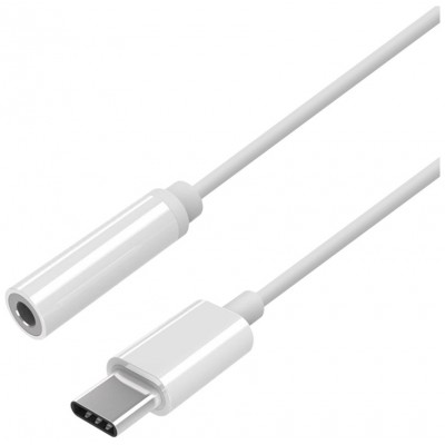 Aisens Conversor USB C-M Jack 3.5-H Blanco 15Cm