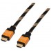 AISENS - CABLE HDMI ALTA VELOCIDAD / HEC, A/M-A/M, ORO, 3.0M