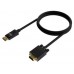 CABLE CONVERSOR DISPLAYPORT A VGA DPM-VGAM NEGRO 1.0M