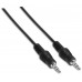 AISENS - CABLE AUDIO ESTÉREO, JACK 3.5/M-JACK 3.5/M, NEGRO, 3.0M