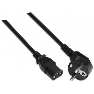 AISENS - CABLE ALIMENTACIoN CPU, CEE7/M-C13/H, NEGRO, 10M