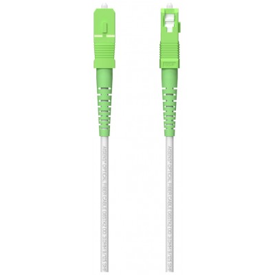 AISENS Cable fibra optica latiguillo 100 M G657A2 3.0 9/125 SMF simplex CPR Dca LSZH, SC/APC-SC/APC,