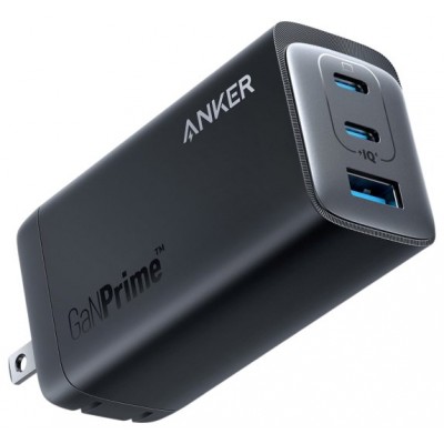 CARGADOR PARED ANKER 737 PRIME 120W 1A/2C NEGRO