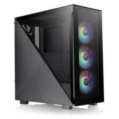 CAJA THERMALTAKE DIVIDER 300 TG ARGB ATX 2XUSB 3.2 SIN FUENTE NEGRO