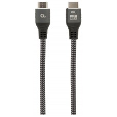 CABLE TRENZADO HDMI 2.1 8K 60HZ GEMBIRD SELECT PLUS SERIES CON ETHERNET 1M NEGRO