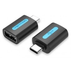 ADAPTADOR 2.0 USB-C/M A USB-A/H NEGRO VENTION (Espera 4 dias)