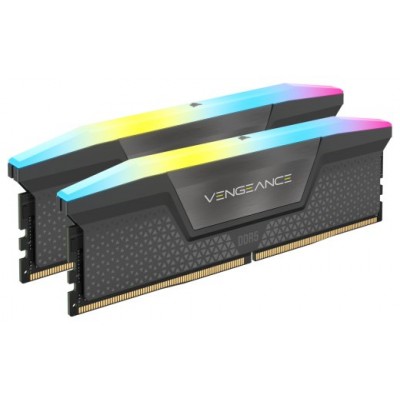 MEMORIA CORSAIR DDR5 32GB 2X16GB PC6000 VENGEANCE RGB CMH32GX5M2B6000Z30K (Espera 4 dias)