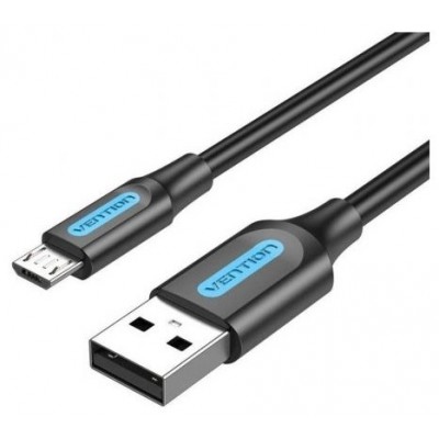 CABLE USB 2.0 A MICRO USB 1.5 M NEGRO VENTION (Espera 4 dias)