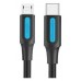CABLE USB-C 2.0 A MICRO USB M-M 0.5 M NEGRO VENTION (Espera 4 dias)