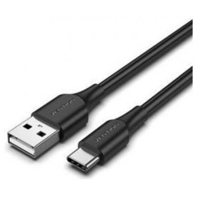 CABLE USB 2.0 TIPO USB-C A USB-A 1 M NEGRO VENTION (Espera 4 dias)