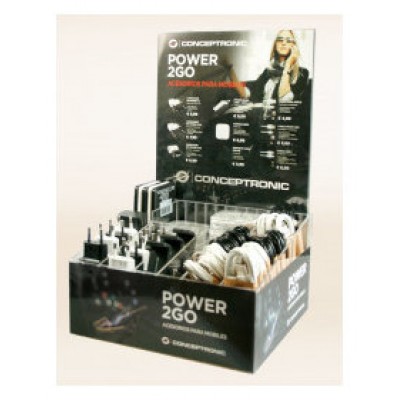 Expositor Acrilico Power2go Nortess Incluye 70