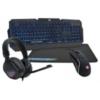 TECLADO KIT DEEPGAMING X-WING2 TECLADO RATON AURICULAR