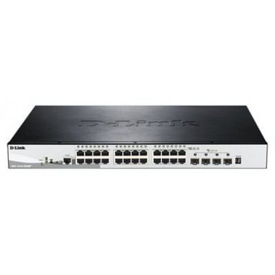 D-Link DGS-1510-28XMP/E Switch L2 24xGB PoE 4x10Gb