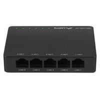 SWITCH LANBERG 5 PUERTOS GIGABIT RJ45 ETHERNET