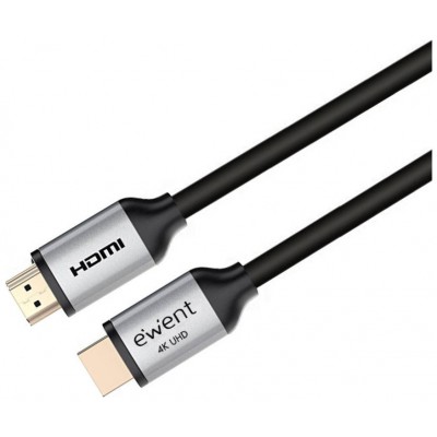 CABLE EWENT HDMI 2.0 PREMIUM HIGH SPEED CON ETHERNET NEGRO M/M 3M 4K 60HZ